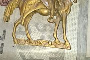 Vintage Brass Equestrian Horse Figurine, Postage Available or Collection