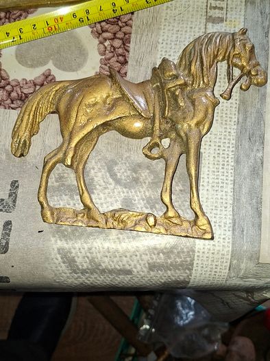 Vintage Brass Equestrian Horse Figurine, Postage Available or Collection