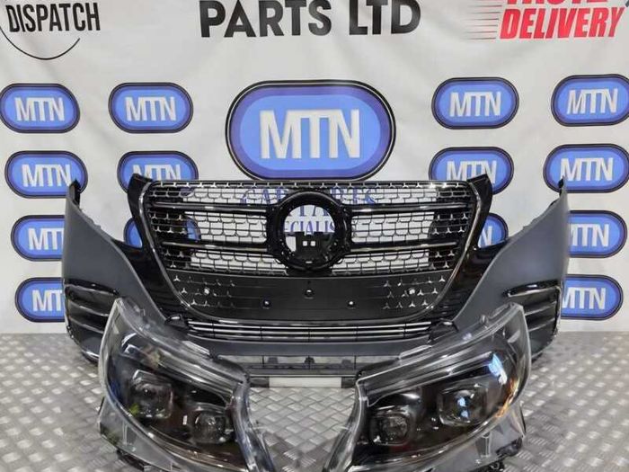 Facelift Bodykit Bumper Headlight Kit for Mercedes V Class Vito W447 16-24 V300d