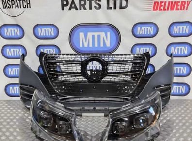 Facelift Bodykit Bumper Headlight Kit for Mercedes V Class Vito W447 16-24 V300d