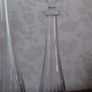 2 Newbridge Home Glass Pillar Candlesticks. Image 5