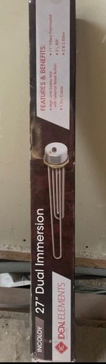 PRICE DROP NEW 117L Cylinder & 27" immersion heater