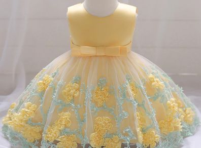 New Baby Girl Flower Dress size 3-6 mths
