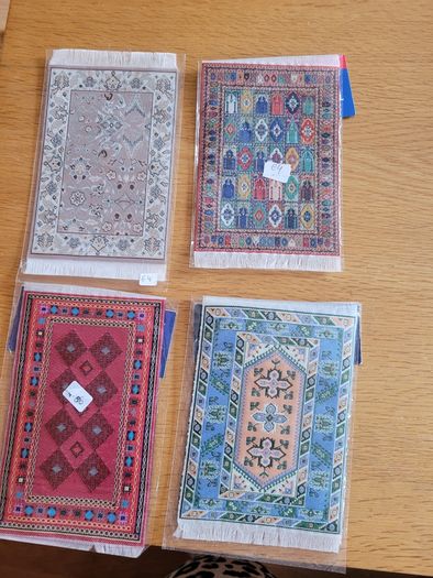 Dolls house carpets and rugs