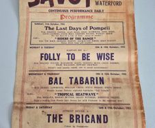 Vintage original Savoy cinema posters waterford 1950s