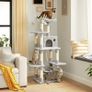 NEW SALE | Cat Tree, Cat Condo with Hammock, Perch, Cat Tower, Light Grey Image 2