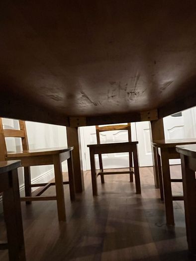 Hardwood Dining Table and 6 Chairs