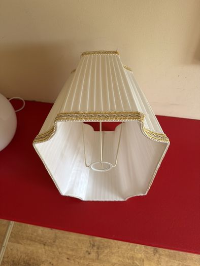 Cream lampshade