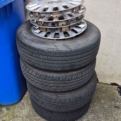 4 x wheels and tyres 4x100
