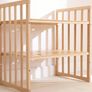 Mon Lit Cabane 7 in 1 Oval Evolving Cot, Natural Like New Image 4