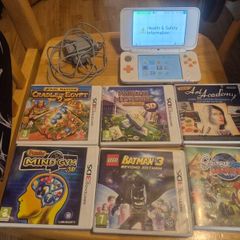 New 2ds XL - white&orange - read description