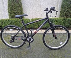 Apollo mountain bike + helmet