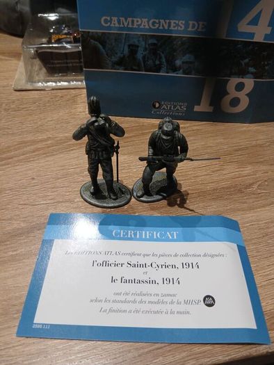 Atlas Editions Die-cast Ww1 Officer And Soldier