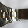 Hugo Maxx  Euro Design 18K Plated Diver Analog Quartz Watch New Battery Image 8