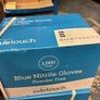 Nitrile Powder Free Gloves (Small) Blue Image 4