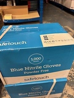 Nitrile Powder Free Gloves (Small) Blue