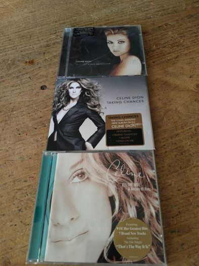 Celine Dion is featured on these CD albums,