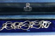 Vintage Sterling Silver 925 Bracelet in Original Box length 9,5" - 29,6g