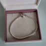 Pandora bracelet heart clasp size 20cm perfect condition Image 2