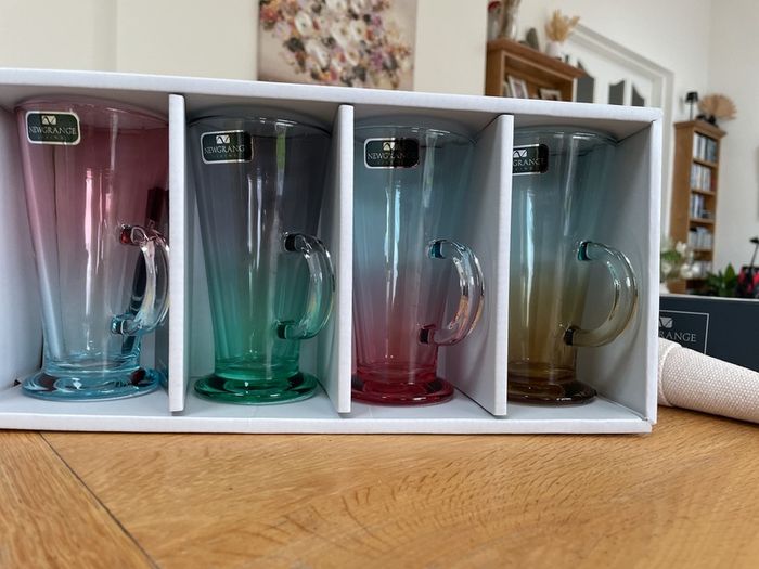 Set of 4 Latte Glasses