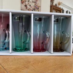 Set of 4 Latte Glasses