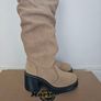 Dr.Martens Kasey Suede High Knee Heeled Boots Image 4