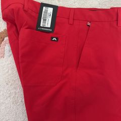 J Lindeberg Troon red golf trousers 34/34