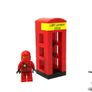 Lego London Leicester Square LBR Telephone Booth 2016 with yellow brick 1 of 500 it was a gift for Lego employees Lego only made only 500pcs Image 6
