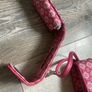 Nine West wristlet and lip stick bag charm. Image 4