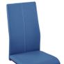 Cantilever Dining Chairs 2 pcs Blue Faux Leather Image 6