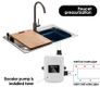 BRAND NEW EU Stock Booster Pump 75Feet 24V 100W Auto Pressure Controller Brushless Water Pump 33L/min kitchen Sink Shower Head Outside Tap Image 9
