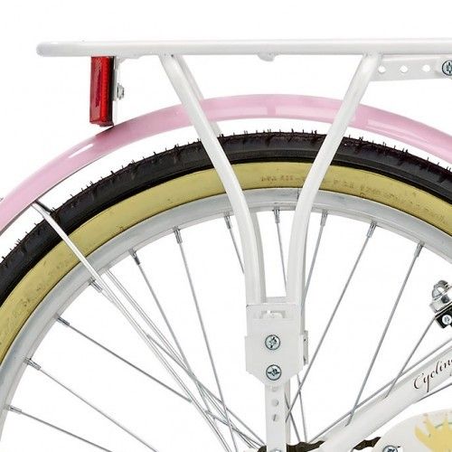 11" Viking Crystal Girls Comfort, Single Speed 20", Pearl White