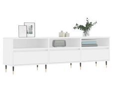 TV Cabinet White 150x30x44.5 cm Engineered Wood