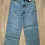 NEW light blue high-rise wide leg jeans: Size 14 Image 2