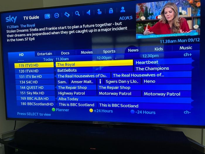 Sky HD Box with HD Freesat Card