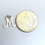 Vintage 9ct Solid Gold Letter M Initial Pendant Charm Hallmarked Image 2