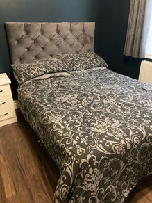 Double Bed  and Headboard and Mattress