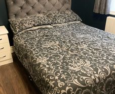 Double Bed  and Headboard and Mattress