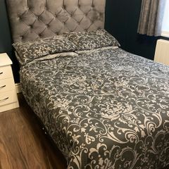 Double Bed  and Headboard and Mattress