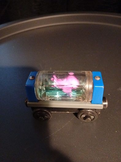 Thomas the tank engine wooden aquarium car