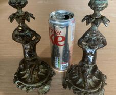 metal candlesticks