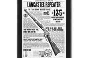 Lancaster Repeater - Red Dead Redemption 2 - Framed A4 Poster