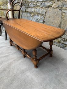 Ercol Golden Dawn drop leaf oval coffee table