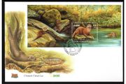 2002 Ireland Irish Mammals Otter Commemorative Stamp Miniature Sheet An Post First Day Cover (FDC)