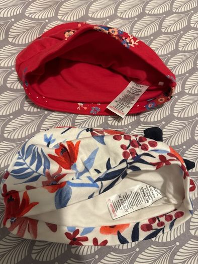 NEXT baby hats 6-12 months -new