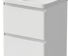 Floor standing Vanity unit 600mm Width 2 Drawer