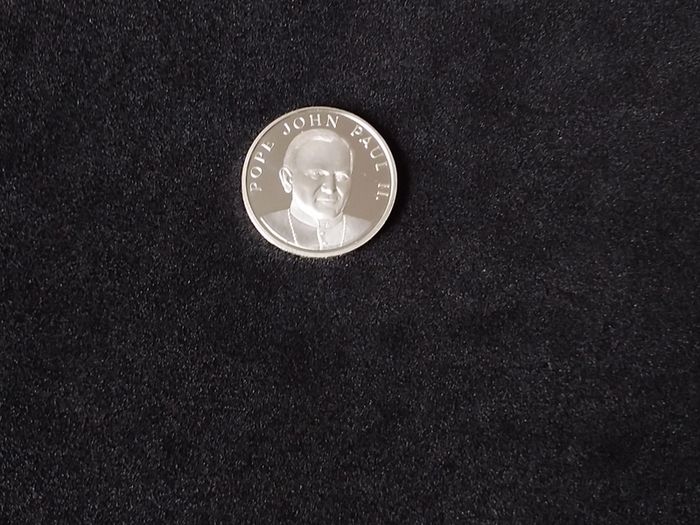 Pope John Paul II 1978 Inauguration Medallion Pure "Silver 1000" (Boxed and Mint)