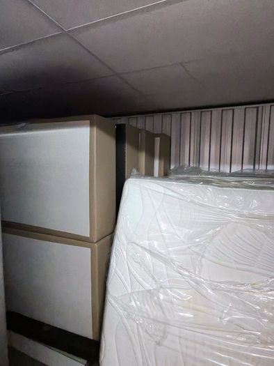 Bed and mattress