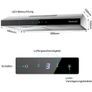 Gasland Chef SR60SS Visor Cooker Hoods 60cm Quiet Cooker Hood Exhaust with Carbon Recirculating, 3 Levels Touch Control Undercabinet Extractor Stainless Steel Image 5