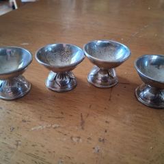 Midcentury Modernist Sterling Quail Egg Cups